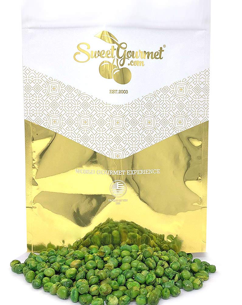 SweetGourmet Roasted & Salted Green Peas Healthy Snack | 4 Pounds