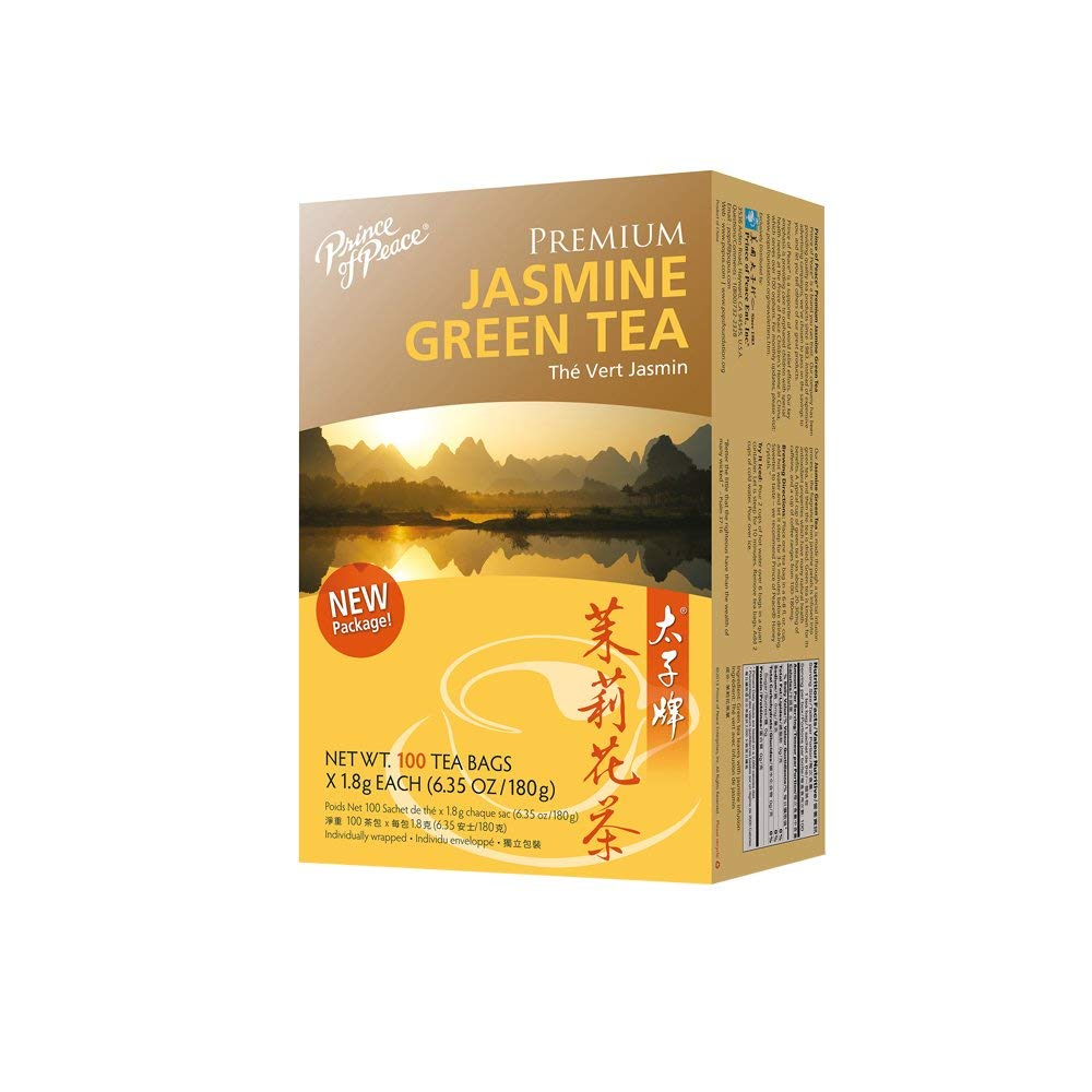 Prince Of Peace Jasmine Green Tea, 100 Tea Bags, D-14100N, 100 Count (Pack of 1)