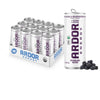 ARDOR ENERGY Sparkling Water - Vanilla Blackberry, 12 Pack, 100mg Organic Caffeine, 200mg L-Theanine, No Sugar, Vegan, Gluten Free