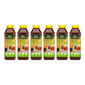 World Harbors Maui Sweet and Sour Sauce - Hawaii Style Perfect for Dipping, Dumplings, Chicken Nuggets, Various Meats Including Beef, Pork, Seafood & Vegetable Made in USA 16-Fl Oz Bottles (Pack of 6)