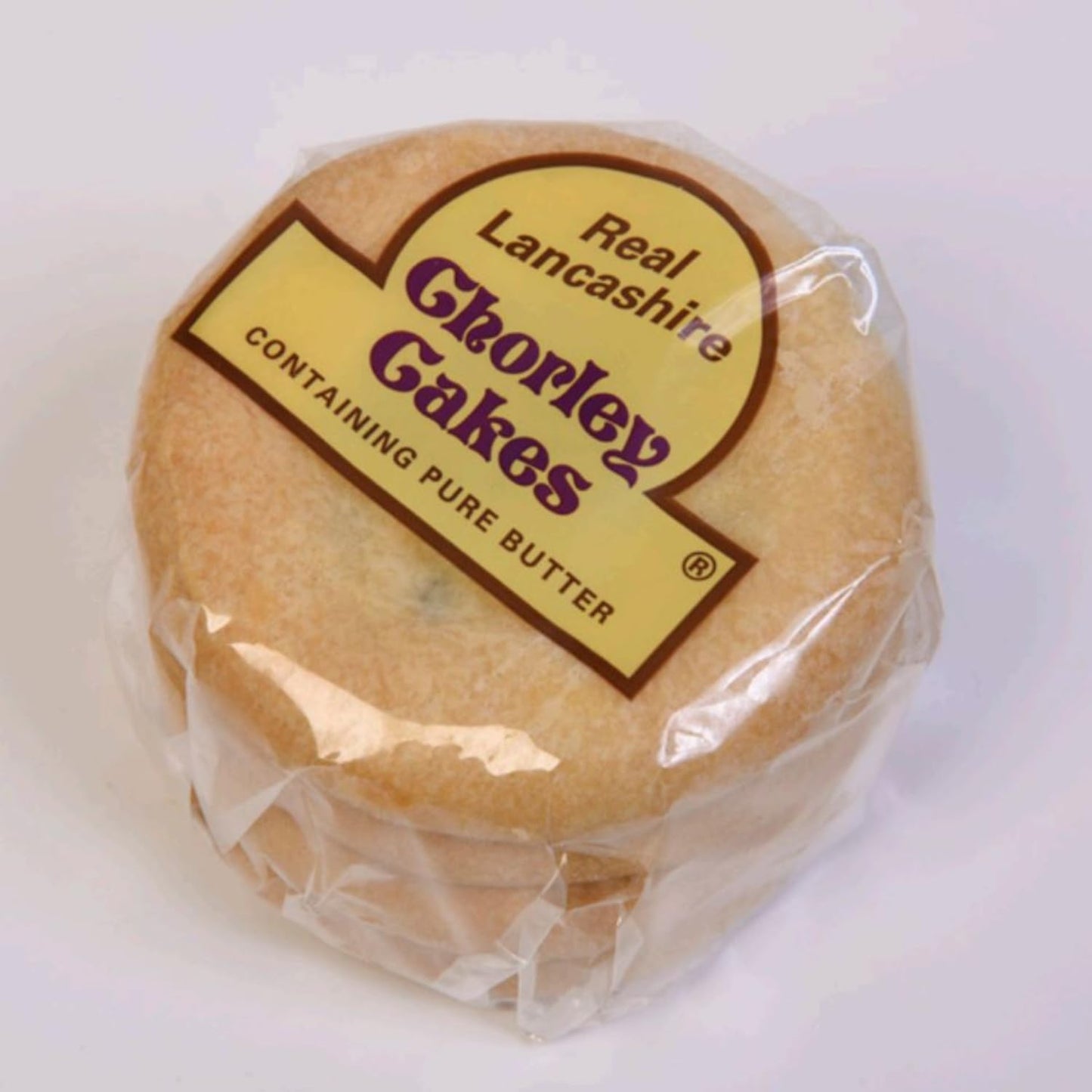 Real Lancashire Chorley Cake - 4 Cakes (Pack of 1) | British Snacks Made with Pure Butter & Dried Currants | Traditional & Delic
