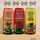 Green Tea with Peach Iced Tea - Sugar Free  Low Calorie Antioxidant Drink  Fruity Flavor  16oz Cans (12-Pack)