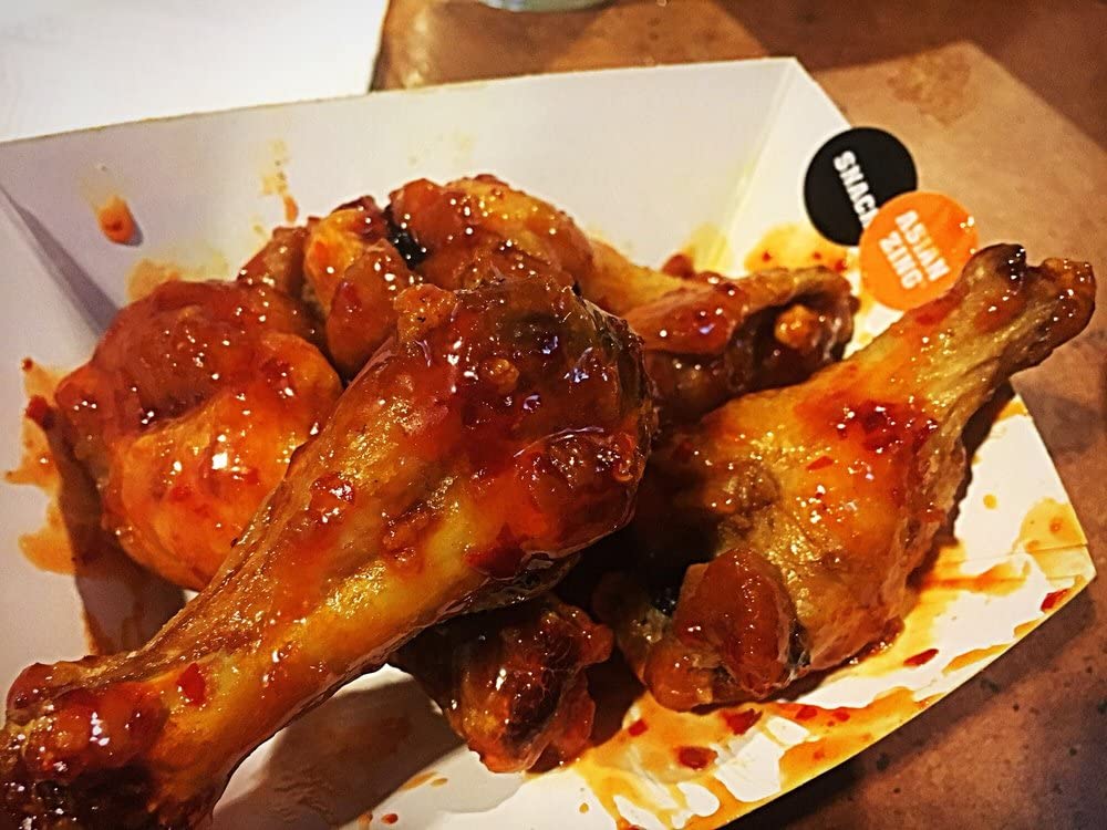 Al Amin Foods Asian Zing Sauce Chili with Pepper Soy & Ginger - 2 Bottles 12 fl.oz (355g) each. By Buffalo Wild Wings