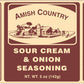 Amish Country Popcorn | Seasoning Variety Pack | 4 Bottles | White Cheddar - Cheddar Cheese - Sour Cream & Onion -Ranch | Nut Fr