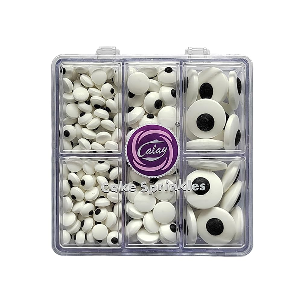Eastron Candy Eyes, Candy Eyeballs, Edible Eyes For Decorating, Assorted Variety, Perfect For Cake Decorations, Baking, Cookies,