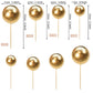 Rssta i Mini Balloon Cake Topper, 30 Pack Glitter Foam Balls, Gold, Ideal for Kids Birthday, Wedding, Baby Shower, Party Decorations