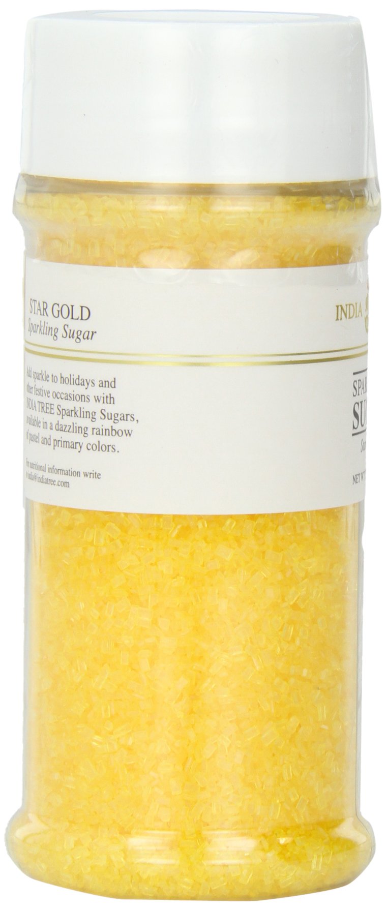 India Tree Gold Sparkling Sugar, 7.5 Oz