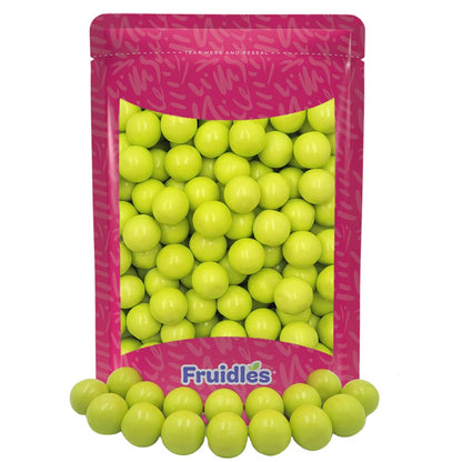 Fruidles Limeade Chewing Gum Balls Flavored Candy Buffet Treats, Machine Size Refills, Kosher Certified Parve, 1 Inch (2 Pounds)