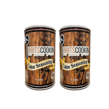 Britscookin - Cajun Seasoning 8 Oz, Pack Of 2