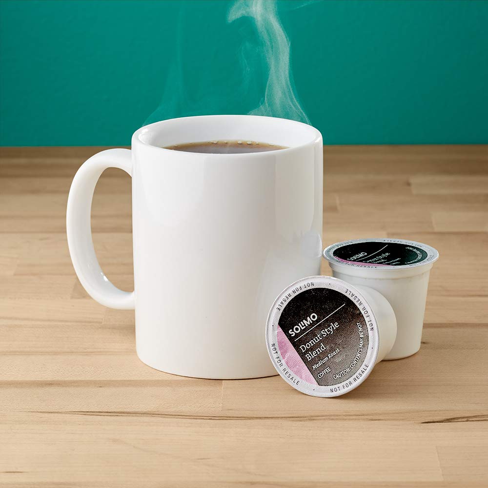 Solimo Donut Style Coffee Single Serve Cups, 100 Count, Pack of 1