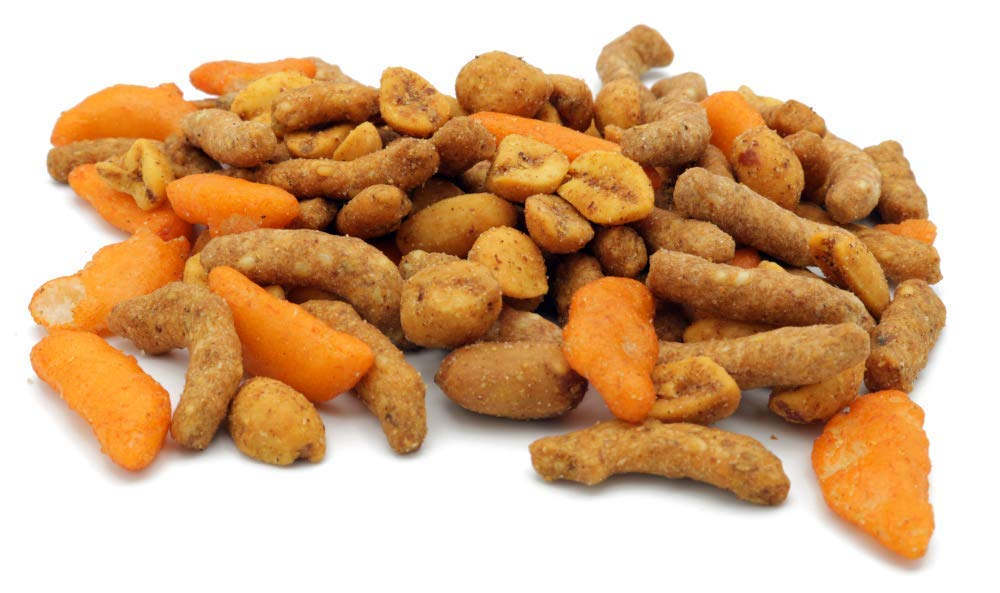 OREGON FARM FRESH SNACKS Trail Mix - Spicy Nuts & Cajun Sticks - 16oz Resealable Bag