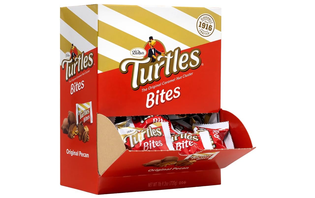 Turtles Bite Size Mini Bars, 0.42 Ounce, Pack of 60, Model TRTAZ11A