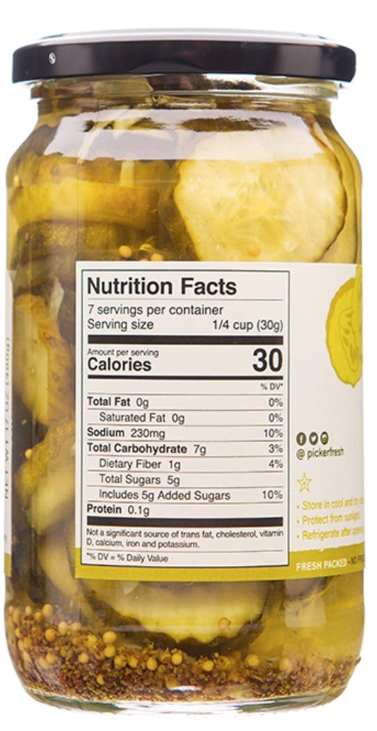 Pickerfresh - Chips Sweet Bread & Butter - Case Of 6-16 Fluid Ounces