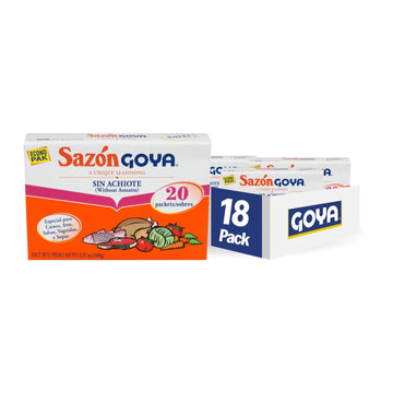 Goya Foods Saz  n Seasoning without Annatto, 3.52 Ounce (Pack of 18)