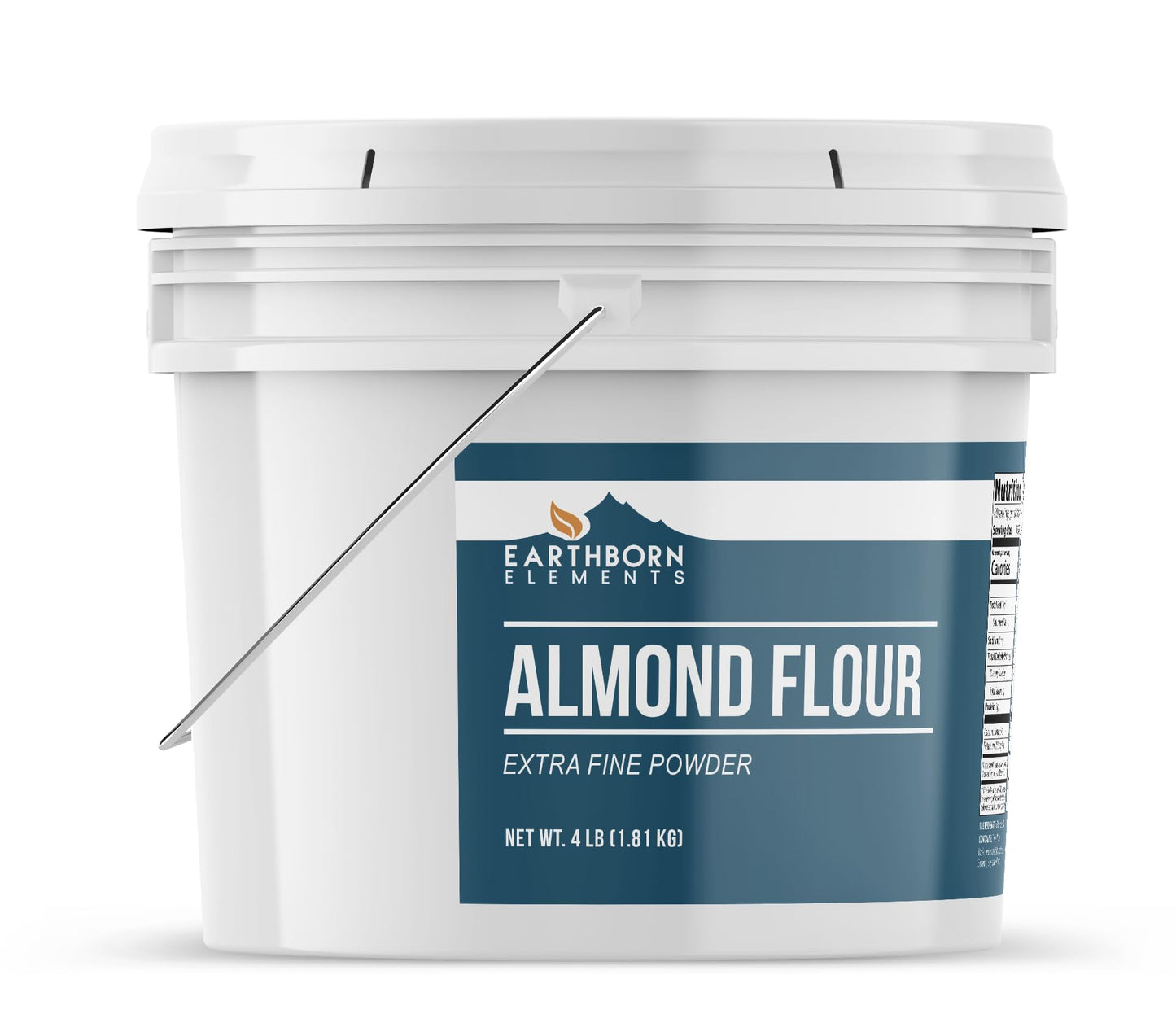 Earthborn Elements Almond Flour 1 Gallon Bucket, Extra Fine Powder, Grown in California