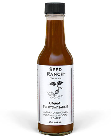 Seed Ranch Umami Hot Sauce, Mild Heat Flavor, 5 Fl Oz, Vegan, Non-GMO, Gluten-Free