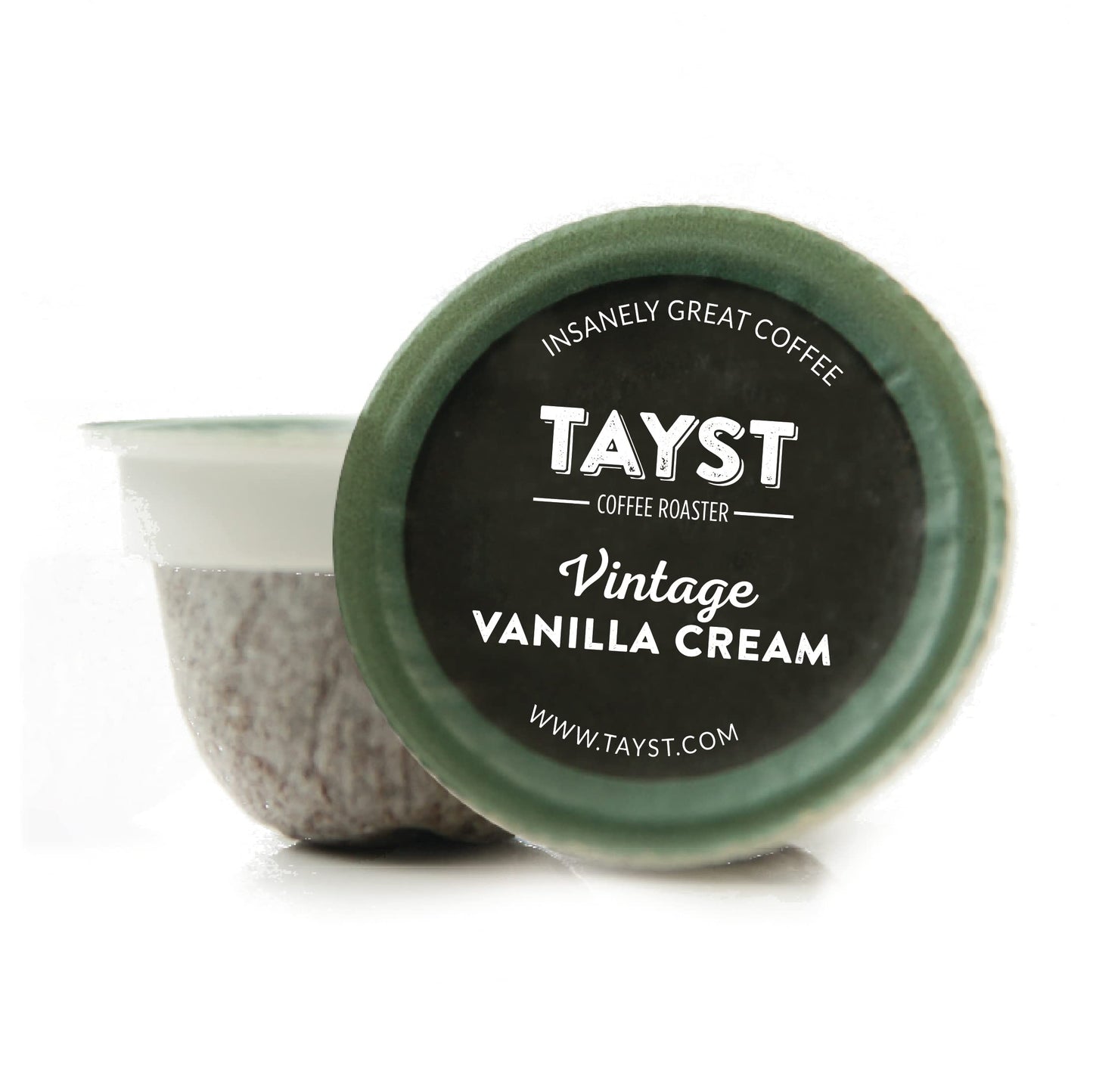 Tayst Coffee Pods, Vanilla Cream Medium Roast, K Cups Compatible, 240 Count, Brown