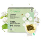Teabox Organic Jasmine Green Tea 25 Teabags | Sourced From Madurai | Made With 100% Whole Leaf, Natural Jasmine Flowers & Natura