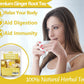 ULTHMOK Ginger Tea Bags, 60 Count, Made with 100% High-Spiciness Ginger Root, Caffeine-Free, Supports Digestion and Immunity