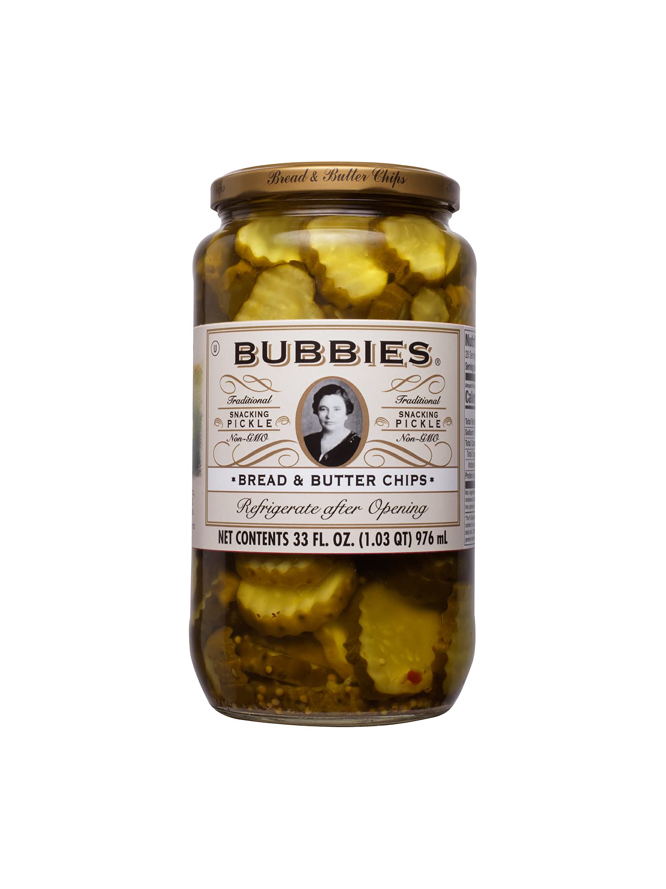 Bubbies Chips, Bread & Butter 33 Fl Oz(Pack Of 2)