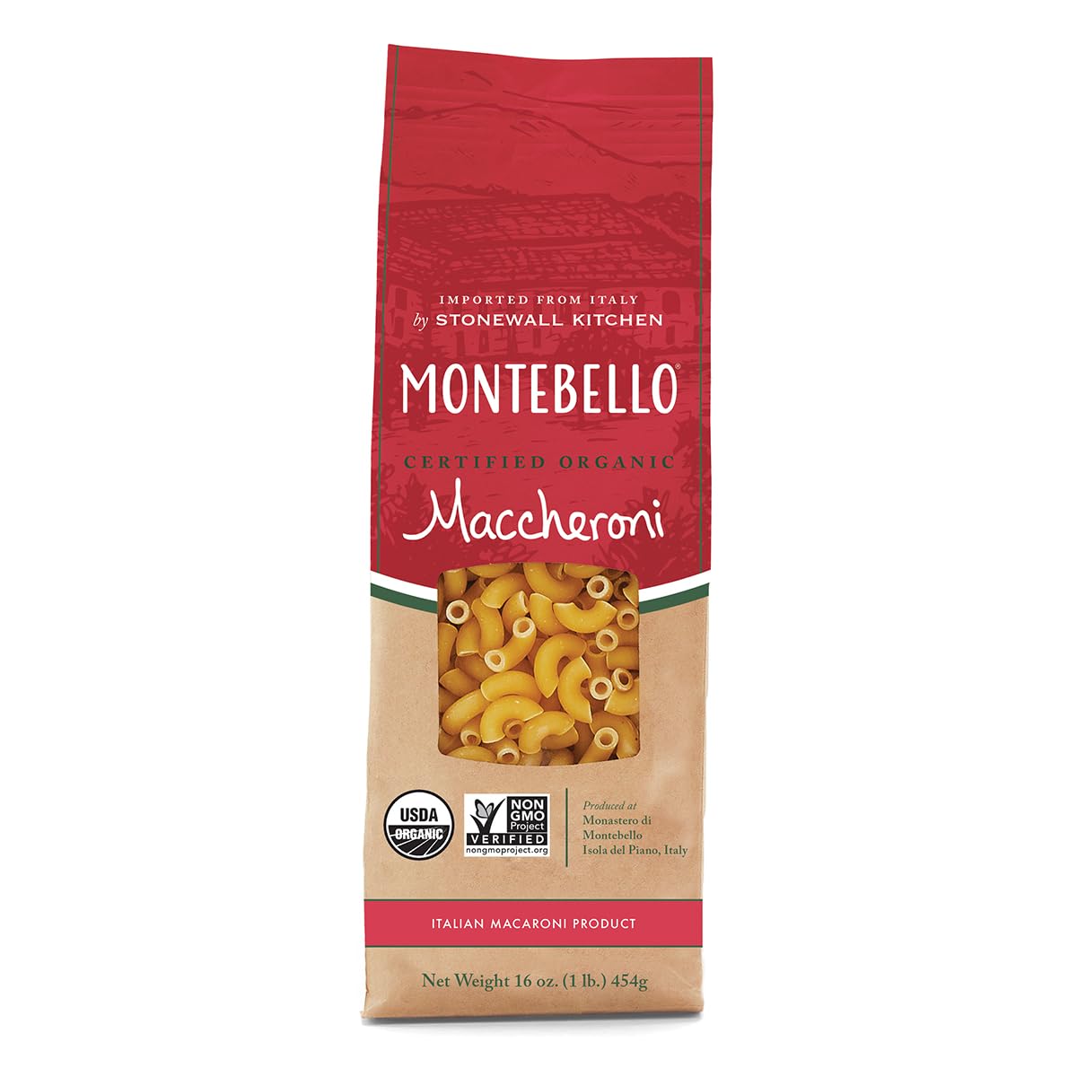Montebello Organic Maccheroni, 1 Lb