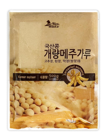 NICE WITCH'S Korean Traditional Fermented Soybeans Powder 500g / 1.1lb - 100% Korean Soybean Meju Powder/?? ?? ??, ???