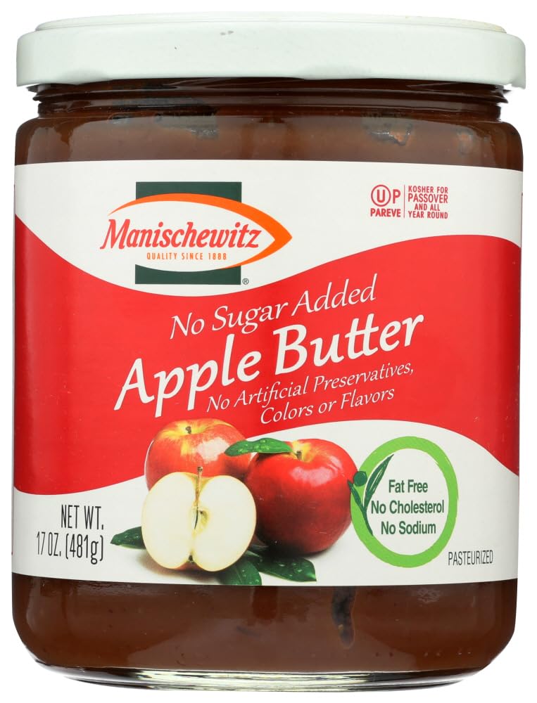 Manischewitz Apple Butter - Original, 17-Ounce Jars (Pack Of 6)