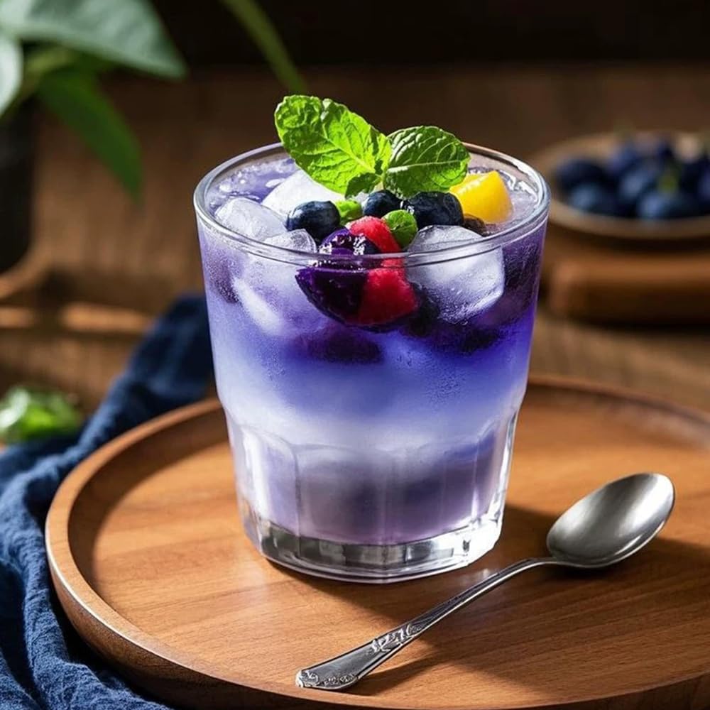 Fraunitsh Butterfly Pea Flower Powder | Blue Matcha Powder | 5oz | Natural for Baking, Smoothies, Drinks, Lattes & Cocktails