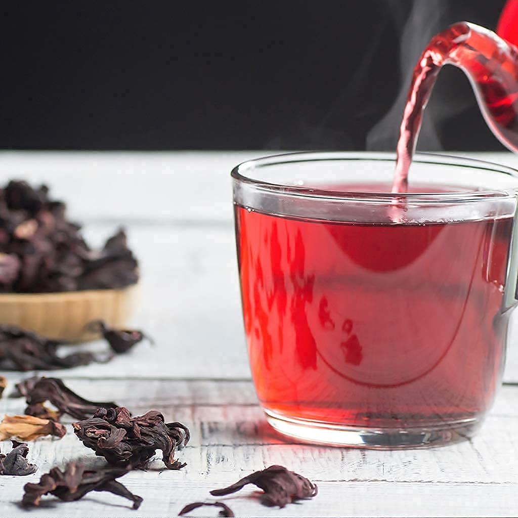 2Lb Dried Hibiscus Flowers Bulk Perfect For Tea And Mexican Agua Fresca, Flor De Jamaica, Whole Flowers And Petals By 1400S Spic