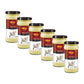 Shan Garlic Paste 24.69 Oz (700G) - Fresh Ground Garlic Cooking Paste In Airtight Glass Jar | Organic Minced Garlic For Flavorful Dishes - Vegetarian Friendly (Pack Of 6)