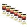 Shan Garlic Paste 24.69 Oz (700G) - Fresh Ground Garlic Cooking Paste In Airtight Glass Jar | Organic Minced Garlic For Flavorful Dishes - Vegetarian Friendly (Pack Of 6)