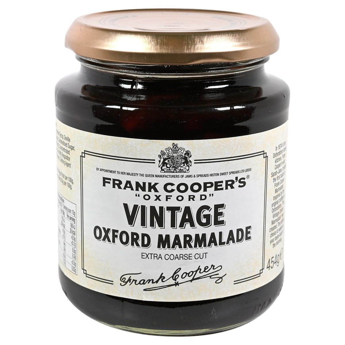 Frank Coopers Vintage Oxford Extra Course Cut Marmalade 454g (Pack of 3)