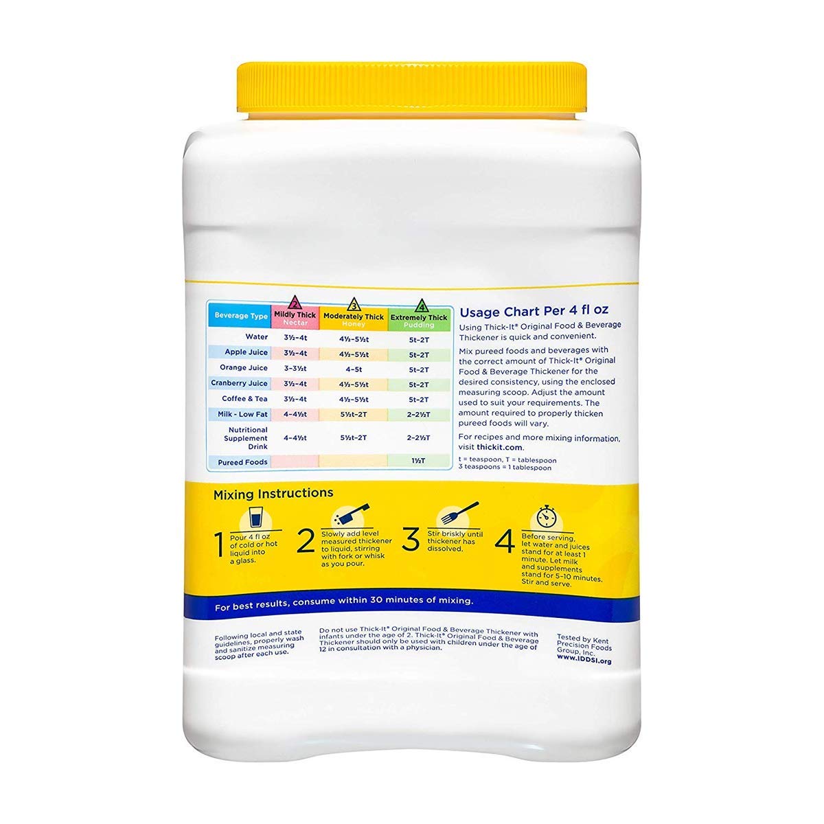 Original Thick It Food Thickener 36 Ounce, Case of 6