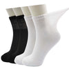 Lin Performance Ankle Diabetic Socks For Women And Men Non-Binding Top Cushion Sole Moisture Wicking, 4 Pairs (Xl, Asst)