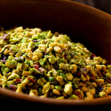 Gusto Etna Pistachios Chopped, 35.3 Oz (1Kg), Sicilian Raw Pistachio Crumbles, Cryo Sealed, Ice Cream Topping, Nuts, Product Of