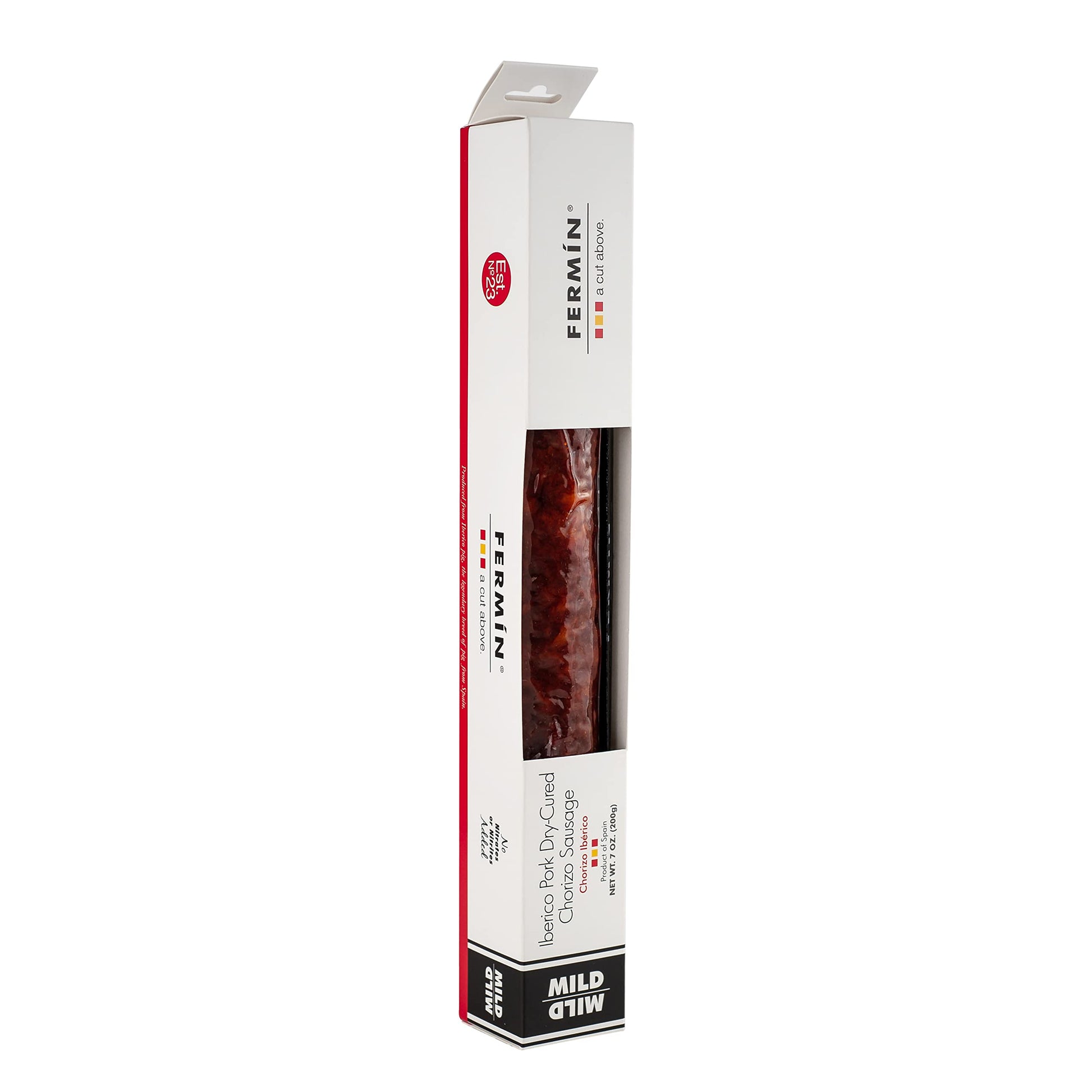 FERMIN Chorizo Iberico - 7 oz. Sausage, Pack of 1, Authentic Spanish Flavor