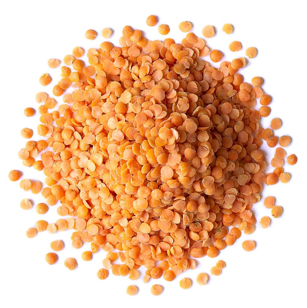 Food To Live Organic Red Split Lentils, 25 Pounds - Non-Gmo, Masoor Dal, Dried, Vegan, Kosher, Bulk. No Soaking Required. Source