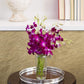 KaBloom Flowers - Mothers Day Collection - 20 Purple Orchid with vase  Gift for Birthday  Sympathy  Anniversary  Get Well  Thank You  Valentine  Mothers Day Fresh Flowers