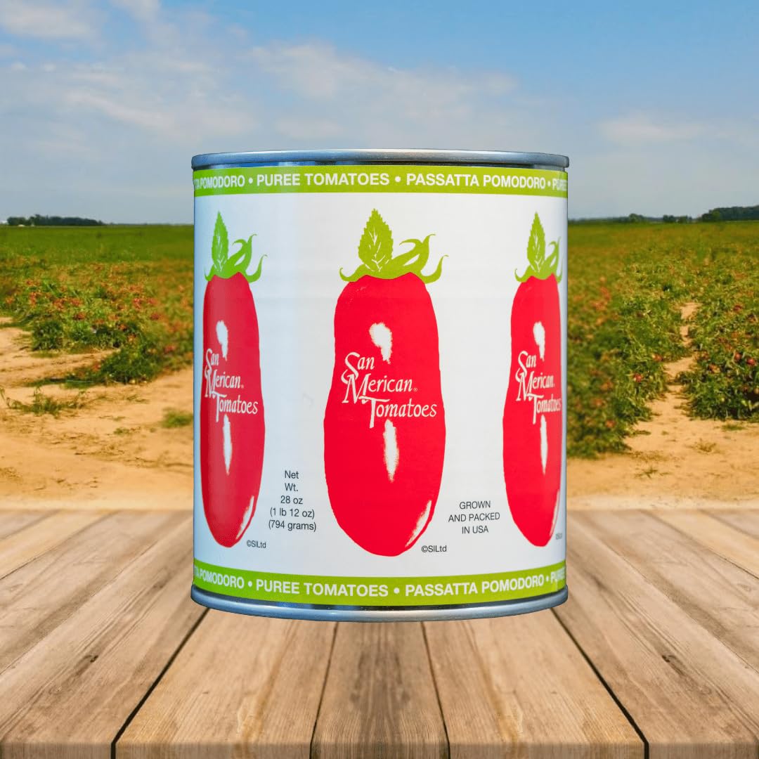 Smt San Merican Tomato Puree Tomato, 28 Oz