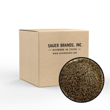 Sauer'S Ground Black Pepper | Restaurant Table Grind | 25 Pound Bag In Box | Foodservice