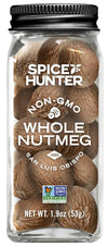 The Spice Hunter Organic Nutmeg, Whole, 1.8 oz. jar