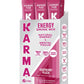 Karma Energy Hydration Packets - 6 Pack  Raspberry Peach Drink Mix with Cognizin Nootropics  Vitamins & Immune Support  Low Calorie