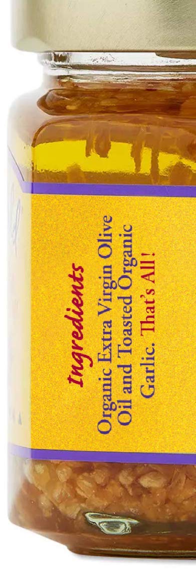 Garlic Gold, Certified Organic Garlic Gold Nuggets In Extra Virgin Olive Oil, 6.4 Ounce Glass Jars (Pack of 6)