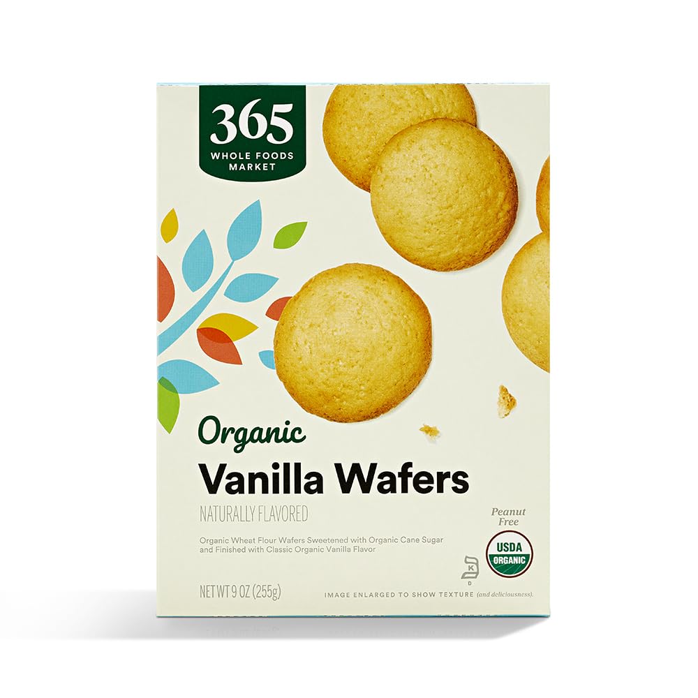 365 by Whole Foods Market, Organic Vanilla Wafers, 9 Ounce