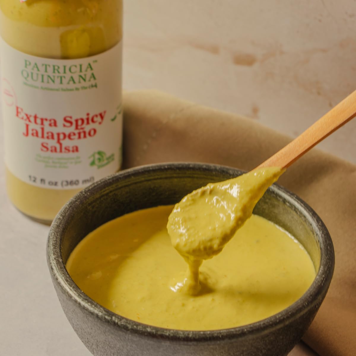 Patricia Quintana Extra Spicy Jalapeo Salsa - Authentic Artisanal Mexican Ingredients - Perfect Topping To Your Tacos, Burritos,