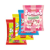 Squashies DrumStick Original Rasberry & Milk, Sour Cherry & Apple Flavour, Bubblegum, Strawberry & Cream Flavor, Candies - Multi