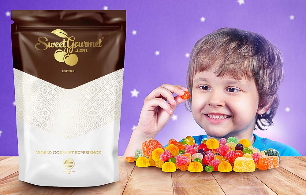 SweetGourmet Baby Pacifiers Fruit Flavored Candy | 2 Pounds