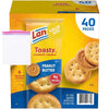 Lancece Peanut Butter Sandwich Crackers, 1.29 oz.,(40 pk.),Bulk Pack w/A Storage Bag