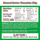 Munk Pack Keto Granola Bar  Almond Butter Cocoa Chip  4 Bars  Low Carb Keto Snack For Kids & Adults  Chewy Bar, No Added Sugar T