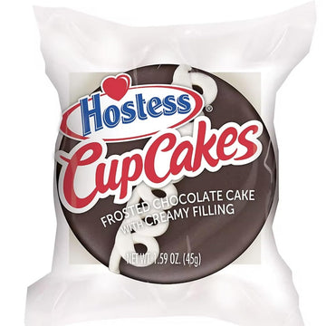 Generic Hostess Individually Wrapped Chocolate Cupcakes With Cream Filling, 16 Ct.